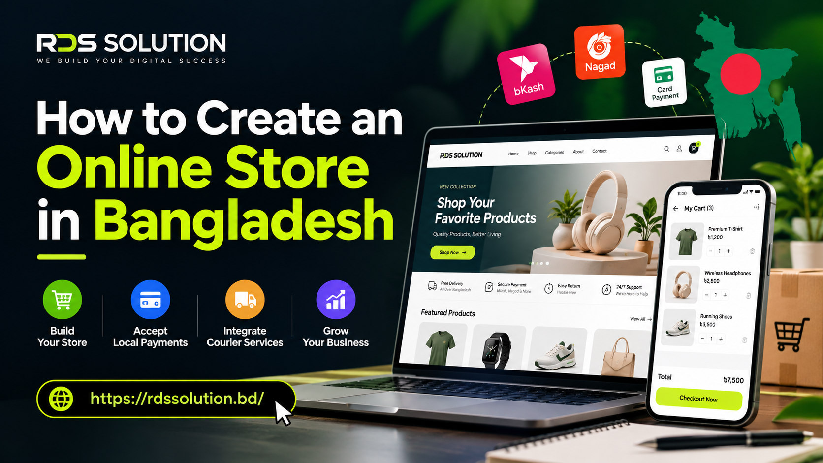 How to Create an Online Store in Bangladesh